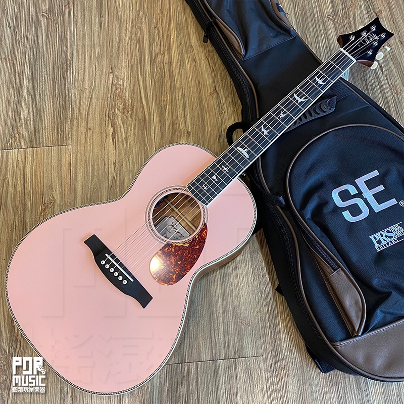 【搖滾玩家樂器】全新 免運 PRS SE P20E Parlor Pink Lotus 限量款 電木吉他 fishman