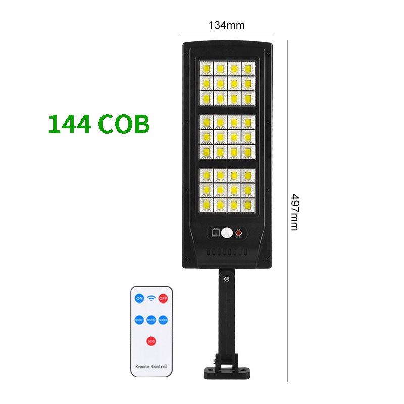 太陽能燈144燈 光控+遙控 人體感應 太陽能感應燈   附遙控器 太陽能路燈 太陽能庭院燈 太陽能戶外燈 太陽能led