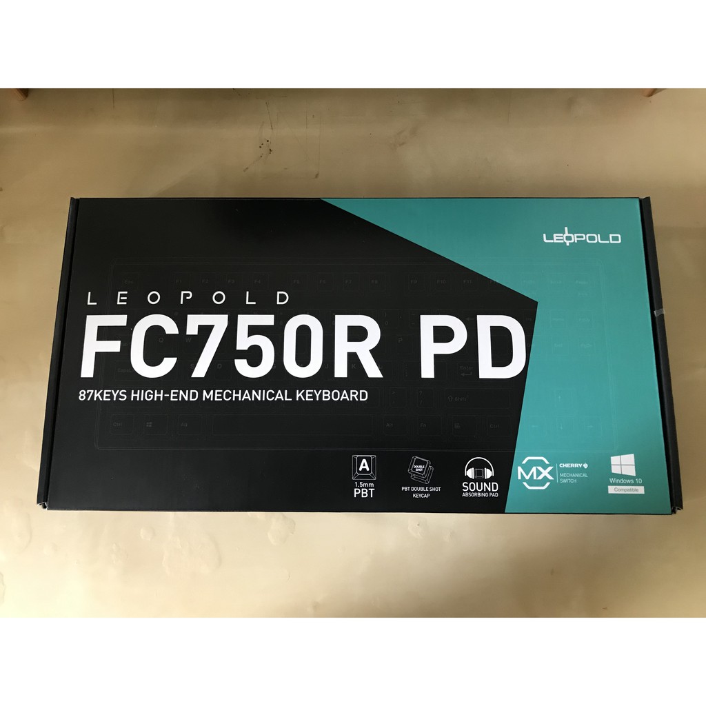 Leopold FC750R PD 黑色茶軸