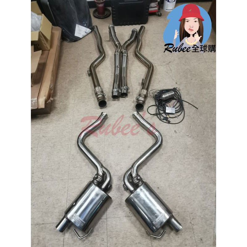 🏁海德 極新品 FI EXHAUST 中尾段閥門排氣管 賓士 AMG W205 C43 C400 C450 專用