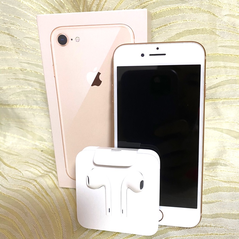 二手 iPhone8 -64G 附贈全新原廠iPhone耳機，0刮痕 / 保存良好 / 支援無線充電
