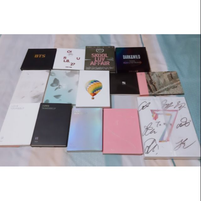 預購 官網版 Bts 防彈少年團歷年專輯全專代購買就送跟團特典ly 花樣年華mots 7 蝦皮購物