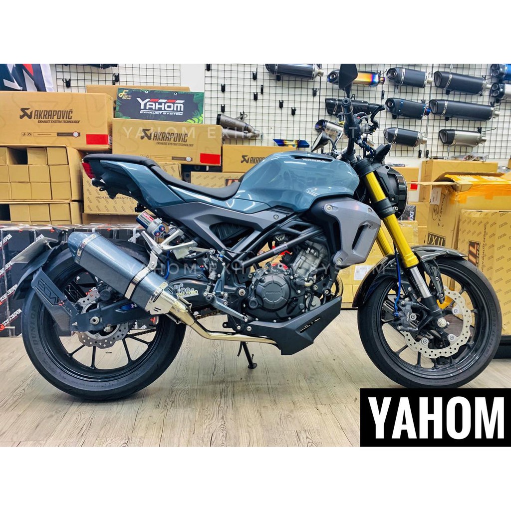 YAHOM 全新開發 可驗噪音 CB150R 改裝排氣管 側排 吉村/排氣管/台蠍/R15V3/MT15/DRG