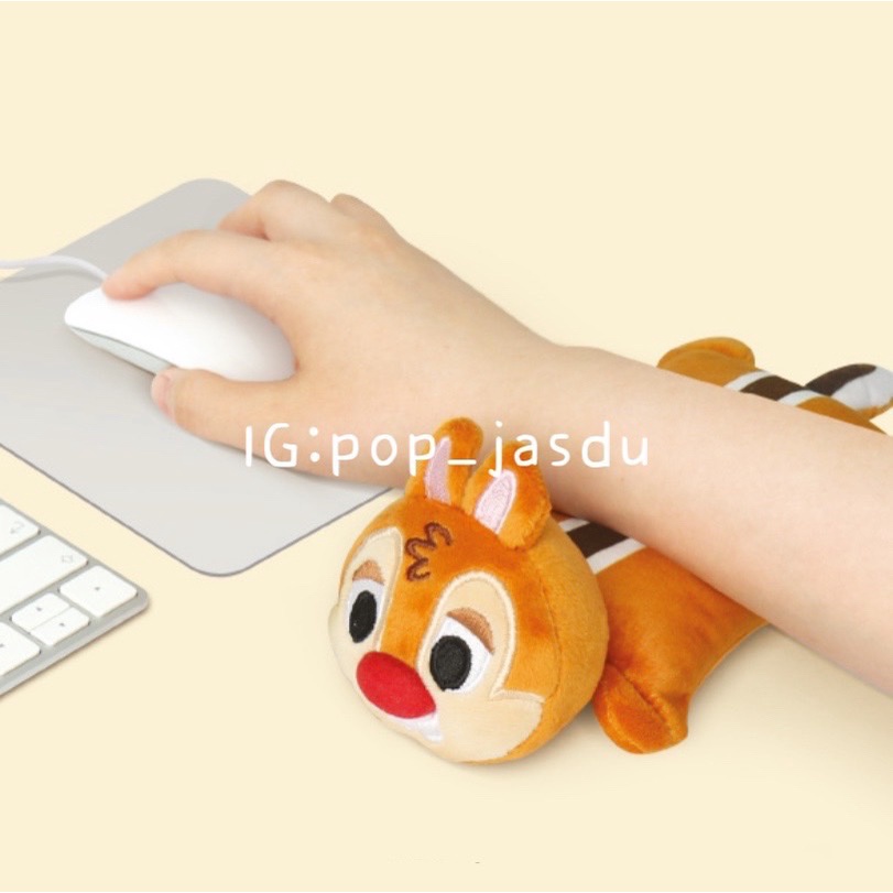 韓國大創 迪士尼 奇奇蒂蒂 滑鼠墊 奇蒂滑鼠墊 玩偶 奇蒂護腕 滑鼠護腕 電腦手枕 辦公室護腕滑鼠 奇奇 蒂蒂