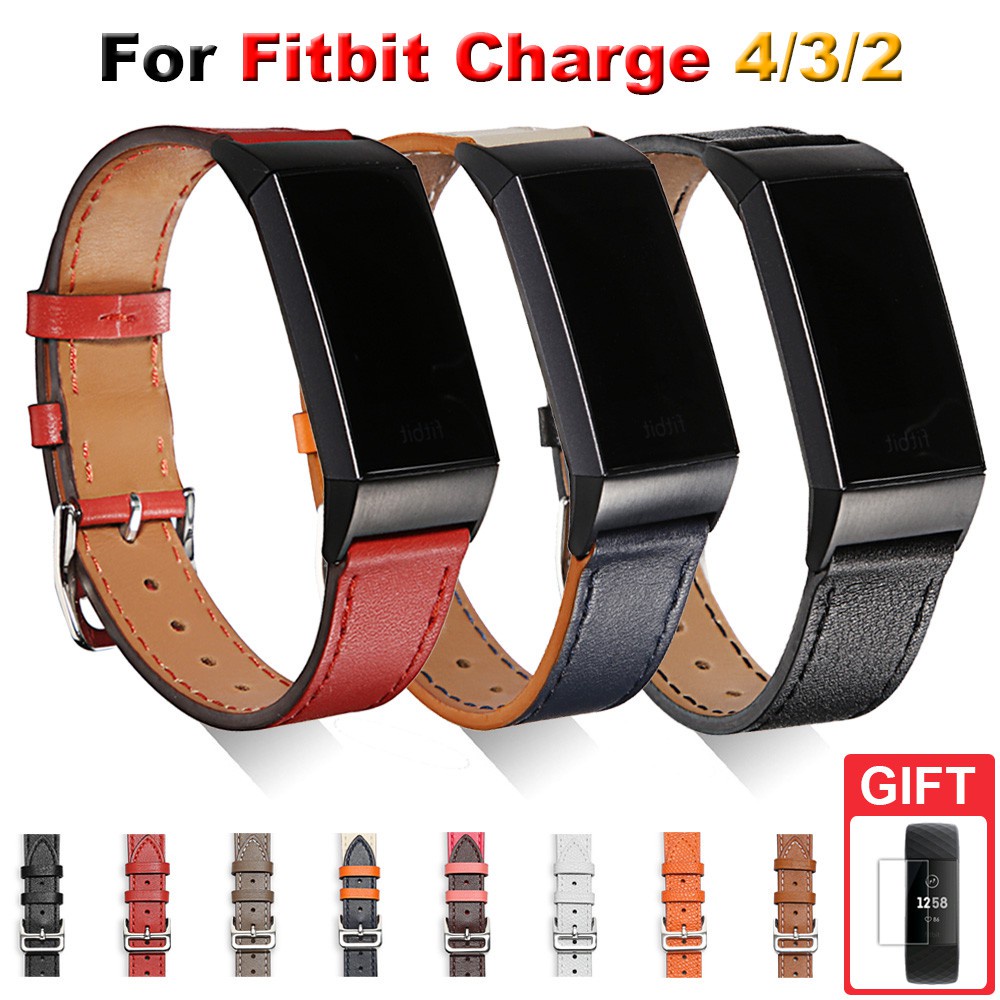 Fitbit charge 3 錶帶 Charge 4 真皮錶帶 charge 2 運動錶帶 Charge3 替換錶帶