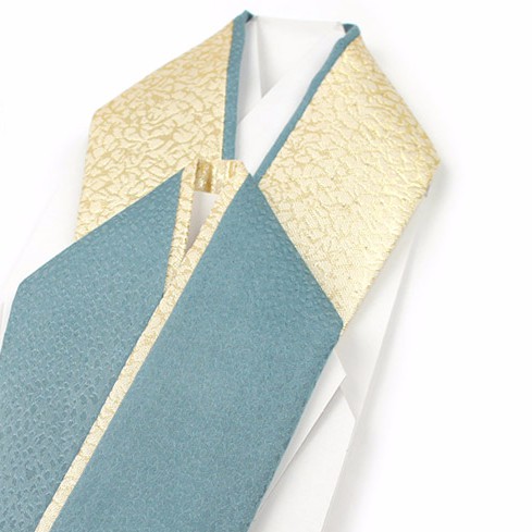 日本和服 正絹伊達襟雙色同時顯現更豪華兩面使用新品 蝦皮購物