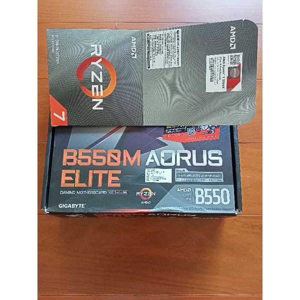 AMD R7 3700X+技嘉 B550M AORUS ELITE主機板