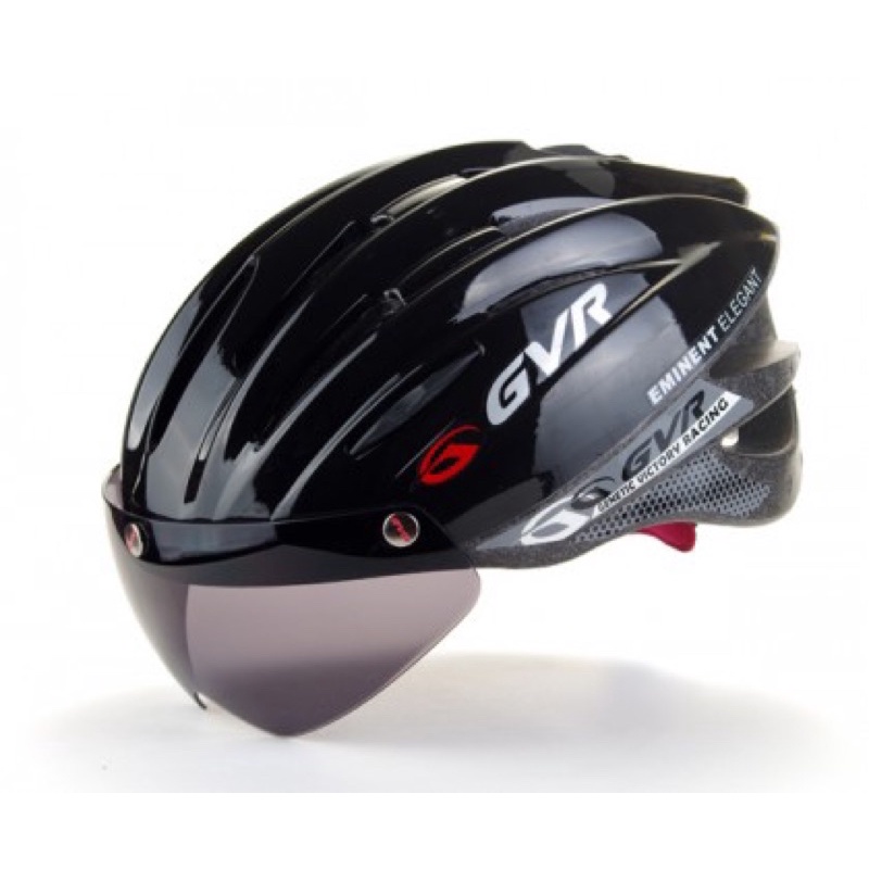 （原廠盒裝附鏡片）GVR G203V 追風II 原色系列 自行車安全帽 黑色 白色