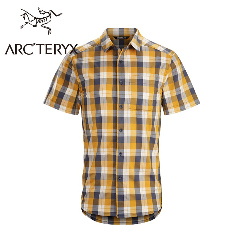 ARC'TERYX 始祖鳥 Brohm SS Shirt Men's 男款 短袖襯衫《橘藍格紋》/17217