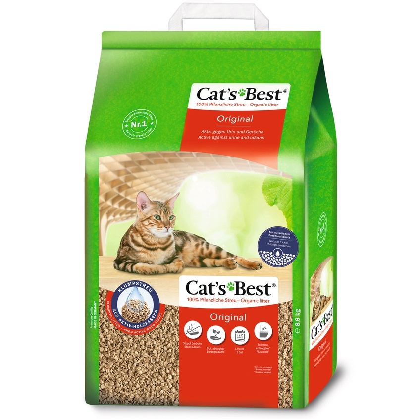 CAT'S BEST【德國凱優】紅標，木屑砂，凝結式松木砂