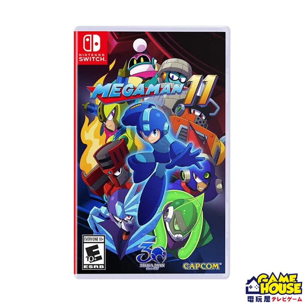 【電玩屋】SWITCH NS《洛克人 11：命運的齒輪！！Mega Man 11》中英日文美版 中文版