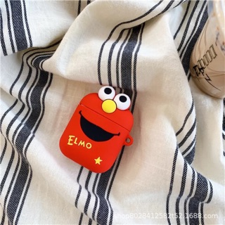 AirPods 芝麻街 矽膠保護套 Elmo cookie