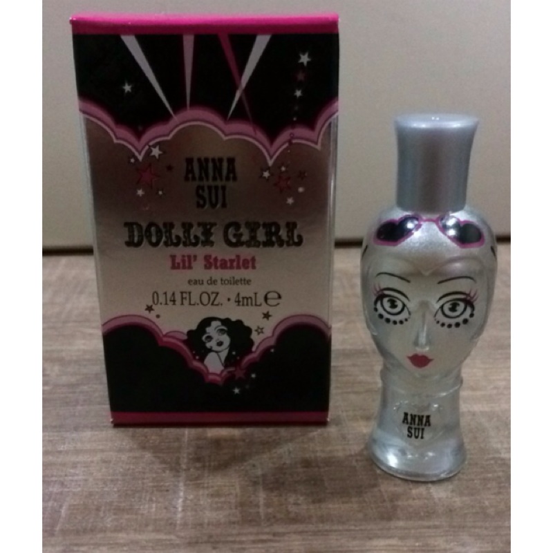 ANNA SUI Dolly Girl Lil’ Starlet好萊塢巨星洋娃娃女性淡香水4ml