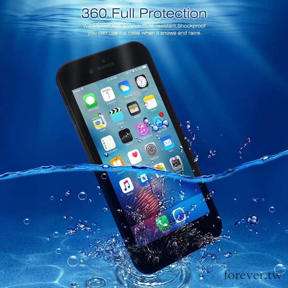 現貨適用於iphone Se 防水殼iphone6 6s 7 8 Plus防水殼雨天游泳外賣防水殼 蝦皮購物