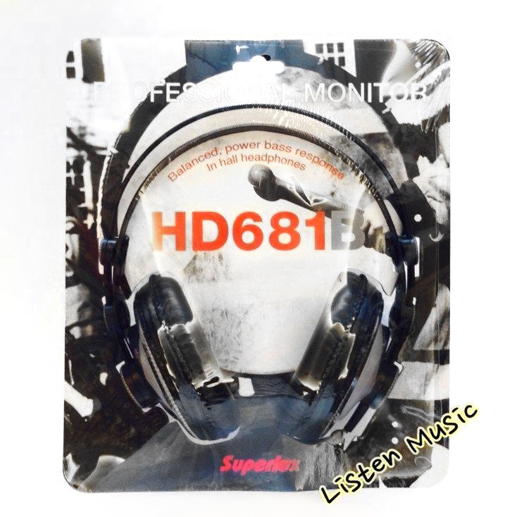 Superlux HD681B 耳罩式耳機  附收納袋【立昇樂器】