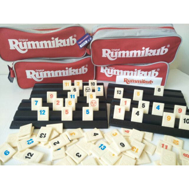 桌遊拉密 （正版）全新現貨Rummikub 標準版袋裝4人款
