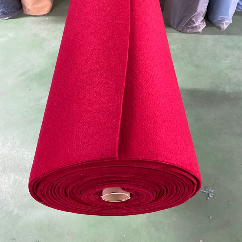 不織布 紅色 軟質不織布 6mm （加厚款）（可用於地毯、購物袋、農業用布）