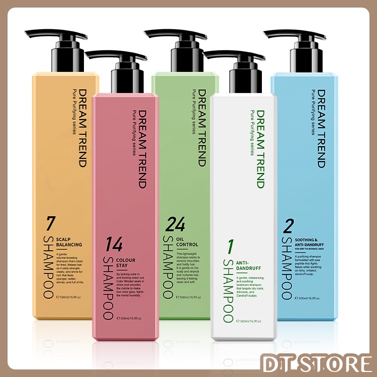 DREAM TREND 凱夢 洗髮精 控油/去屑/護色/健髮/舒敏 500ml 洗髮 極淨養護 【DT STORE】