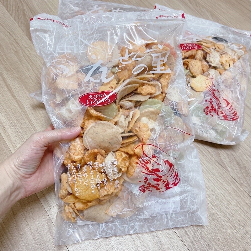 🔥現貨供應🔥 日本直送效期新鮮名古屋蝦餅 えびせんべいの里 仙貝海老章魚 綜合口味 315g