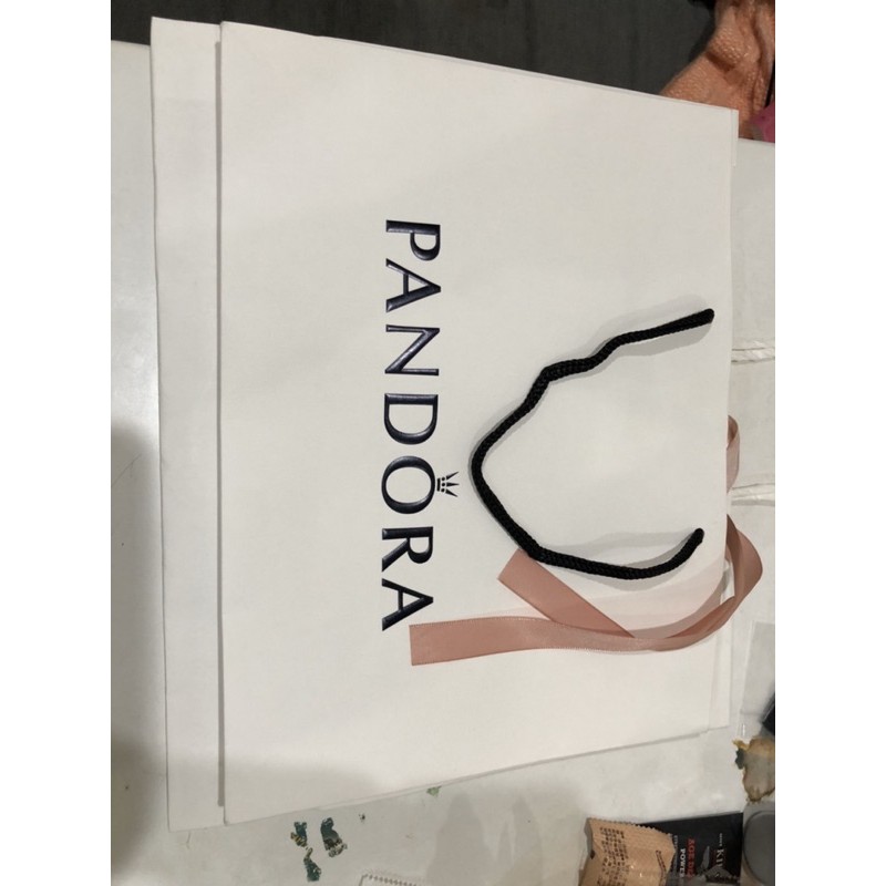 Pandora 潘朵拉 紙袋、情人節限定禮物袋