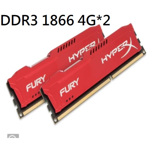 金士頓 DDR3 1866 4G * 2