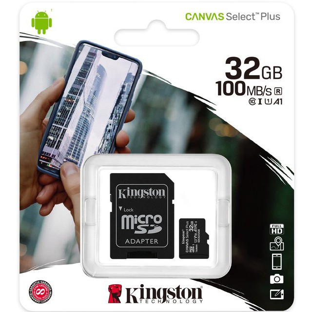 Kingston 金士頓 32GB 記憶卡 Canvas microSD 小卡 C10 U1 TF 32G SDCS2