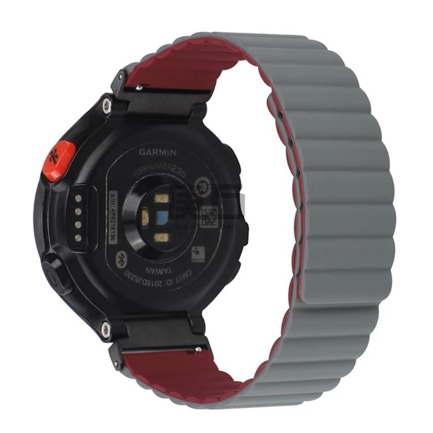 Garmin MARQ vivoactive 4 軟膠雙面磁吸錶帶錶鏈