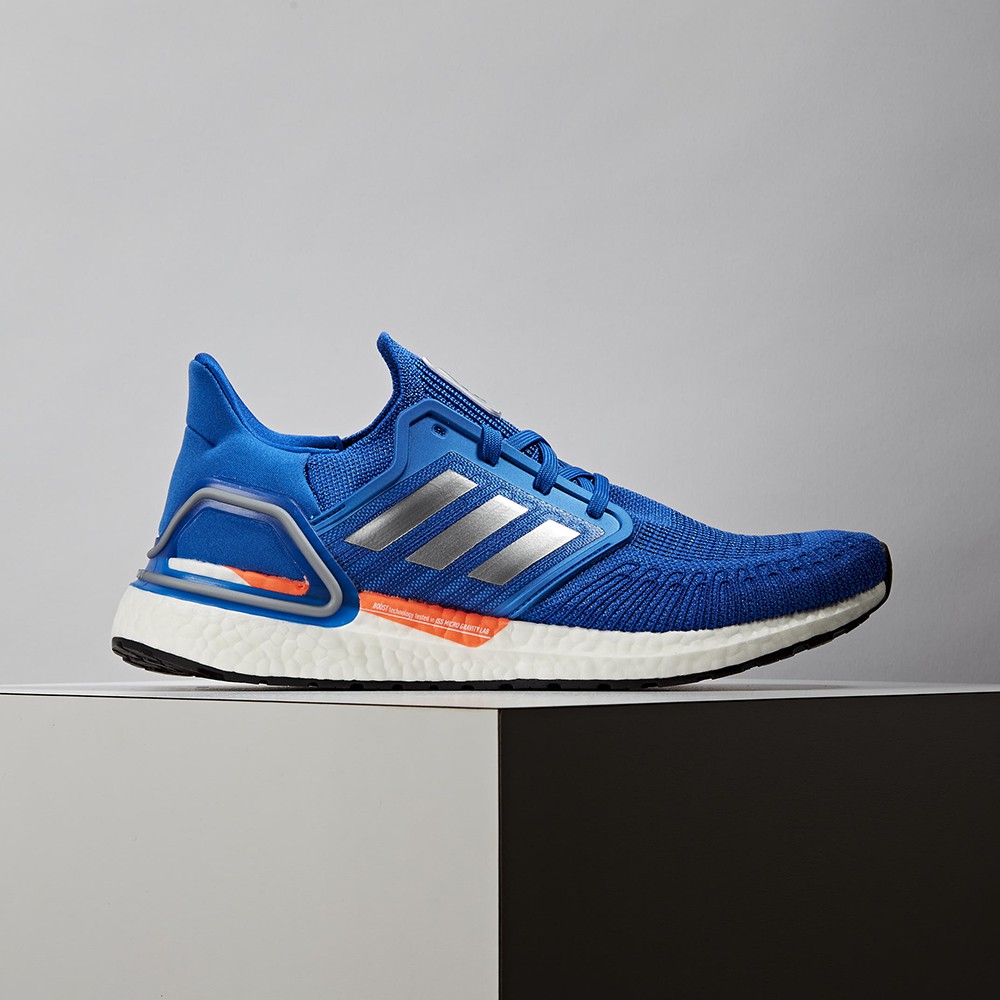 Adidas Ultraboost 20 男 藍 避震 包覆 運動 休閒 慢跑鞋 FX7978