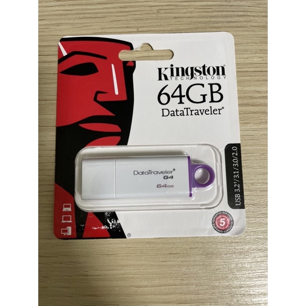 全新未拆封 金士頓 DataTraveler G4 64GB 64G 隨身碟 (DTIG4/64GB)