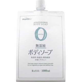 日本品牌 熊野油脂 KUMANO PharmaACT 無添加 沐浴乳 補充包 onfly1689