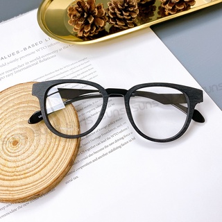 木紋薄鋼平光眼鏡 知名光學鏡框 造型鏡框 配近專用眼鏡 批發價 (圓框/全框)15366