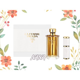 NANA實拍二店~PRADA La Femme 女性淡香精 禮盒 (100ML+8ML)