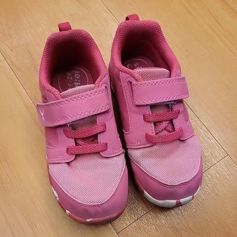二手 迪卡儂童鞋 運動鞋 粉色
