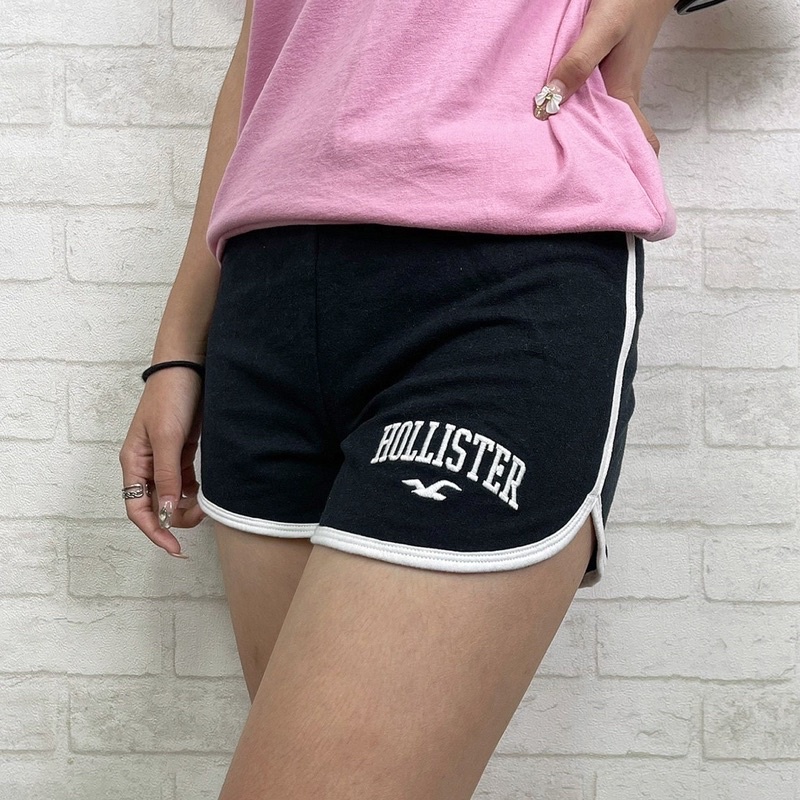 【New START精品服飾-員林】Hollister 海鷗 女款 滾邊 棉褲 短褲 真理褲