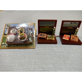 絕版日本 可口可樂出品 全國車站便當 (1全新+2二手) 套餐 袖珍 娃娃屋 