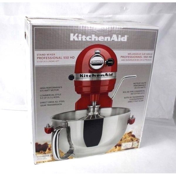 ~❤美國寶寶的衣櫥❤~(現貨)KitchenAid PRO550 Series 5.5QT 升降式攪拌機(紅色)