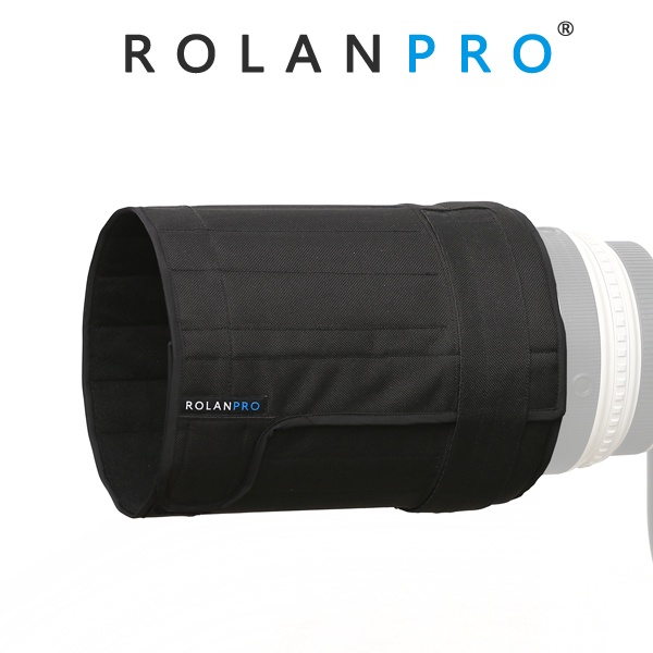 Rolanpro 遮光罩適用於索尼 FE 200-600mm F5.6-6.3 G OSS 鏡頭折疊遮光罩輕便可折疊耐磨