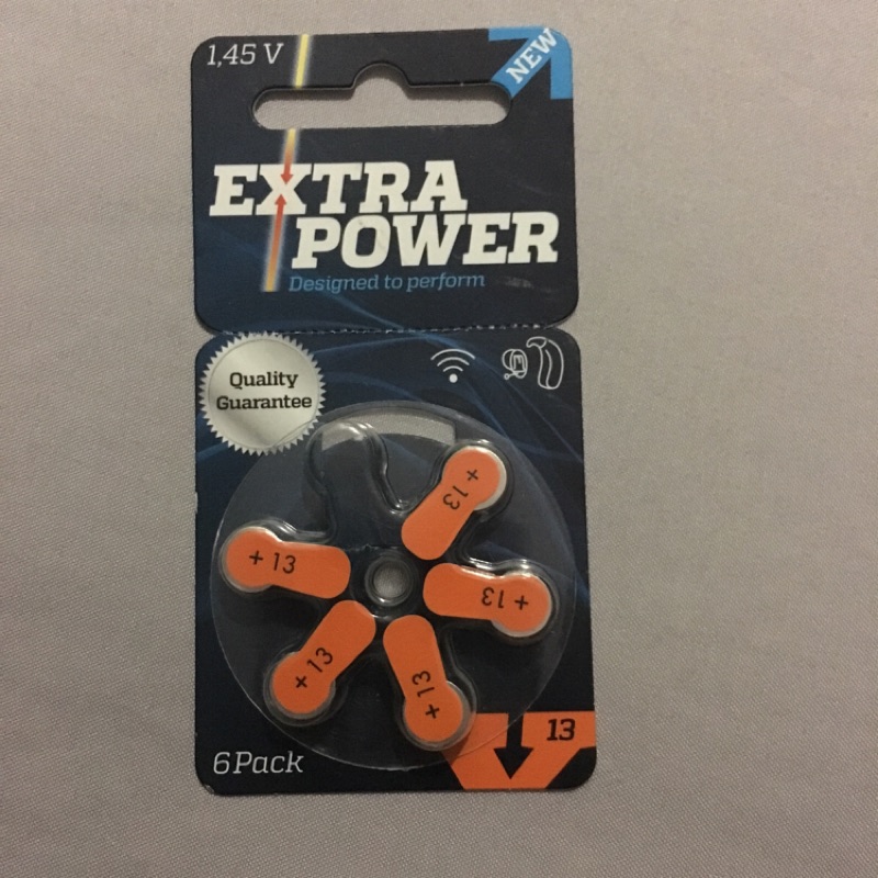 EXTRA POWER 助聽器電池 +13