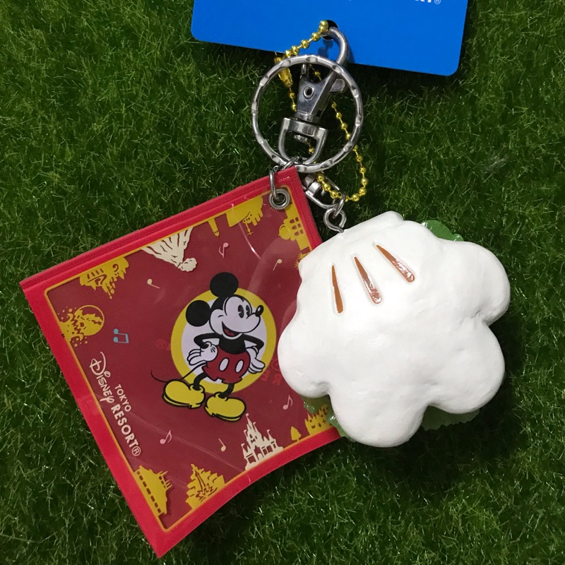 ［現貨］東京迪士尼 米奇割包造型鑰匙圈