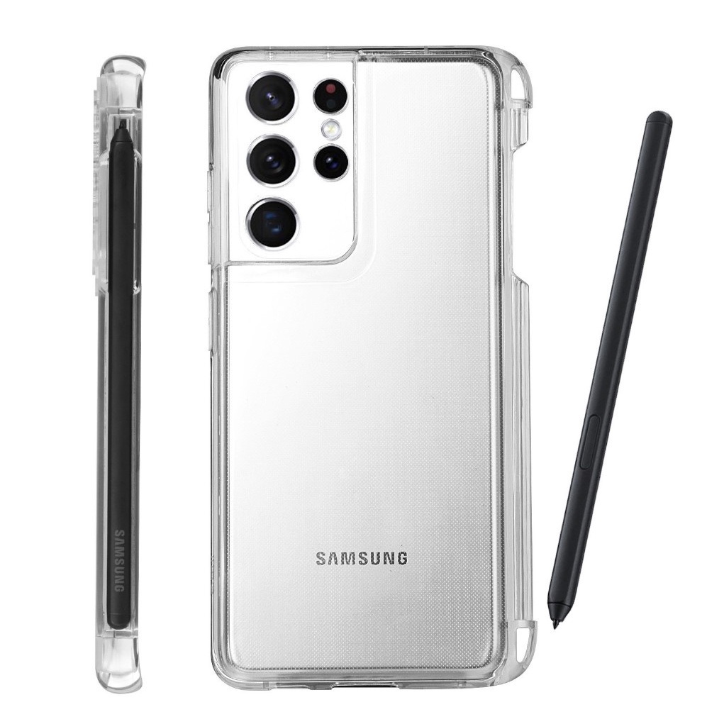 三星 S21 Ultra S23 S Pen 收納 筆槽 手機殼 Galaxy S21Ultra TPU 帶筆槽 防摔殼