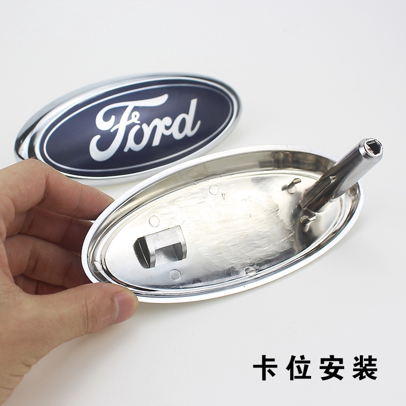 前標logo 適用於Ford Classic Focus 2005-2013 1.8中網標 適用於老款經典福克斯福特