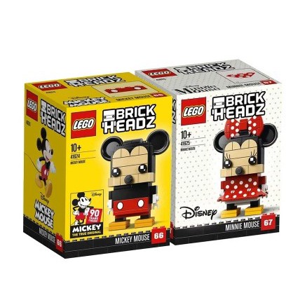 LEGO 樂高 Brickheadz  迪士尼 米奇米妮 41624 41625  絕版 90週年紀念