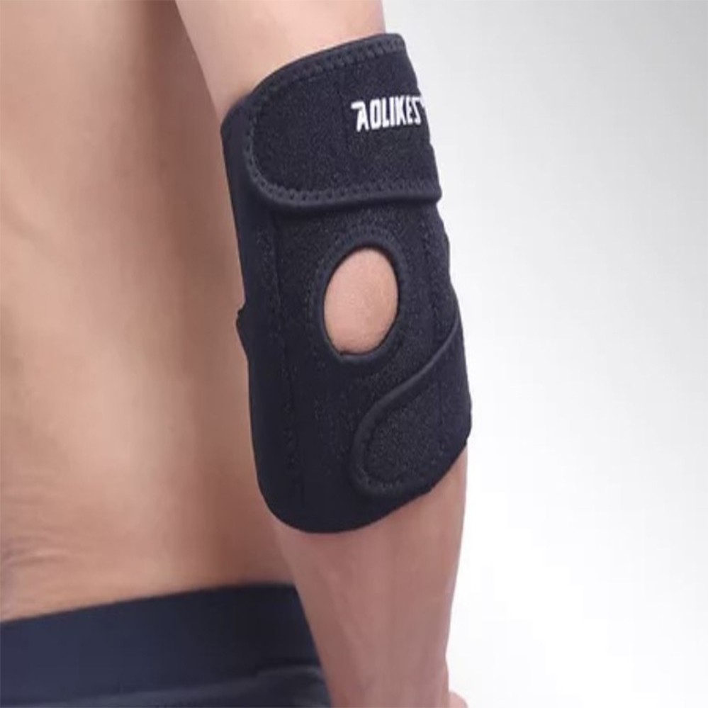 『開立發票』公司貨 AOLIKES 雙彈簧加強支撐  舒適透氣 纏繞式護肘 運動護肘 高彈力透氣運動護肘