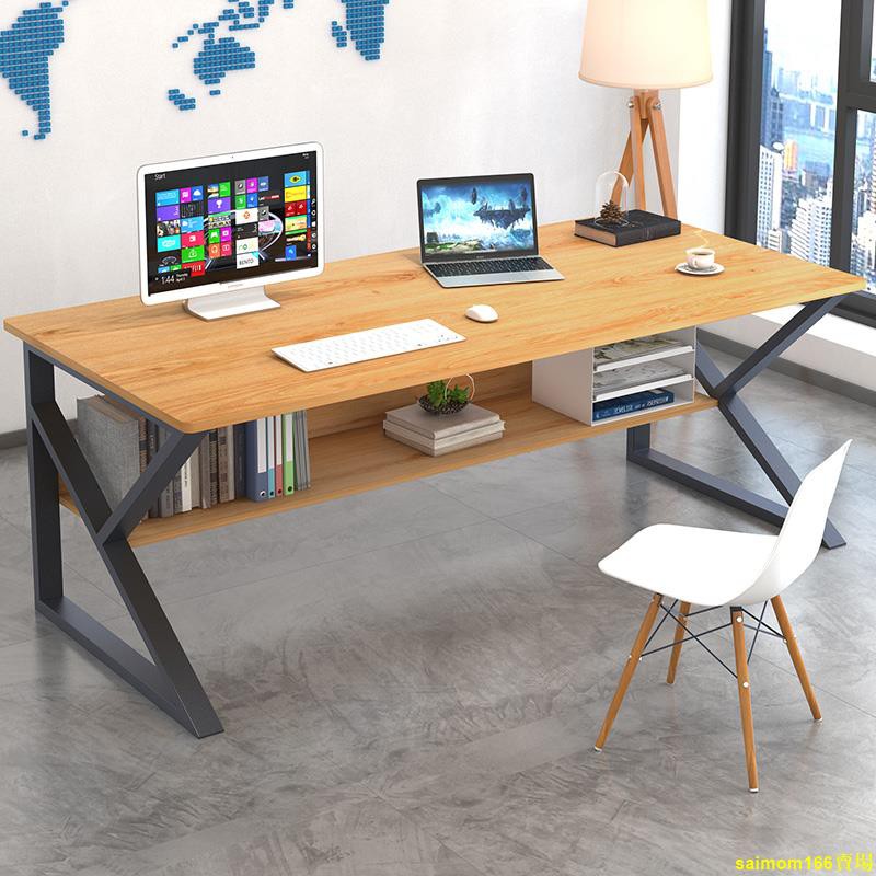 特價中16雙人辦公室電腦臺式桌 現代簡約2/4/6人位工作桌職員辦公桌椅組合