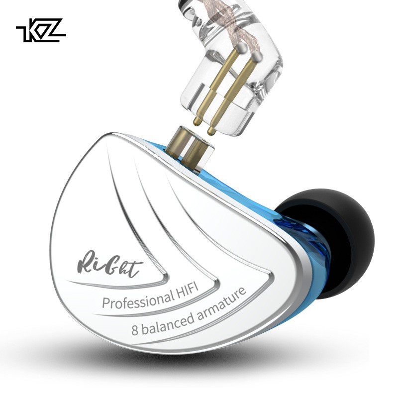 KZ AS16入耳式耳機16動鐵耳機監聽級降噪HiFi耳機手機帶麥線控