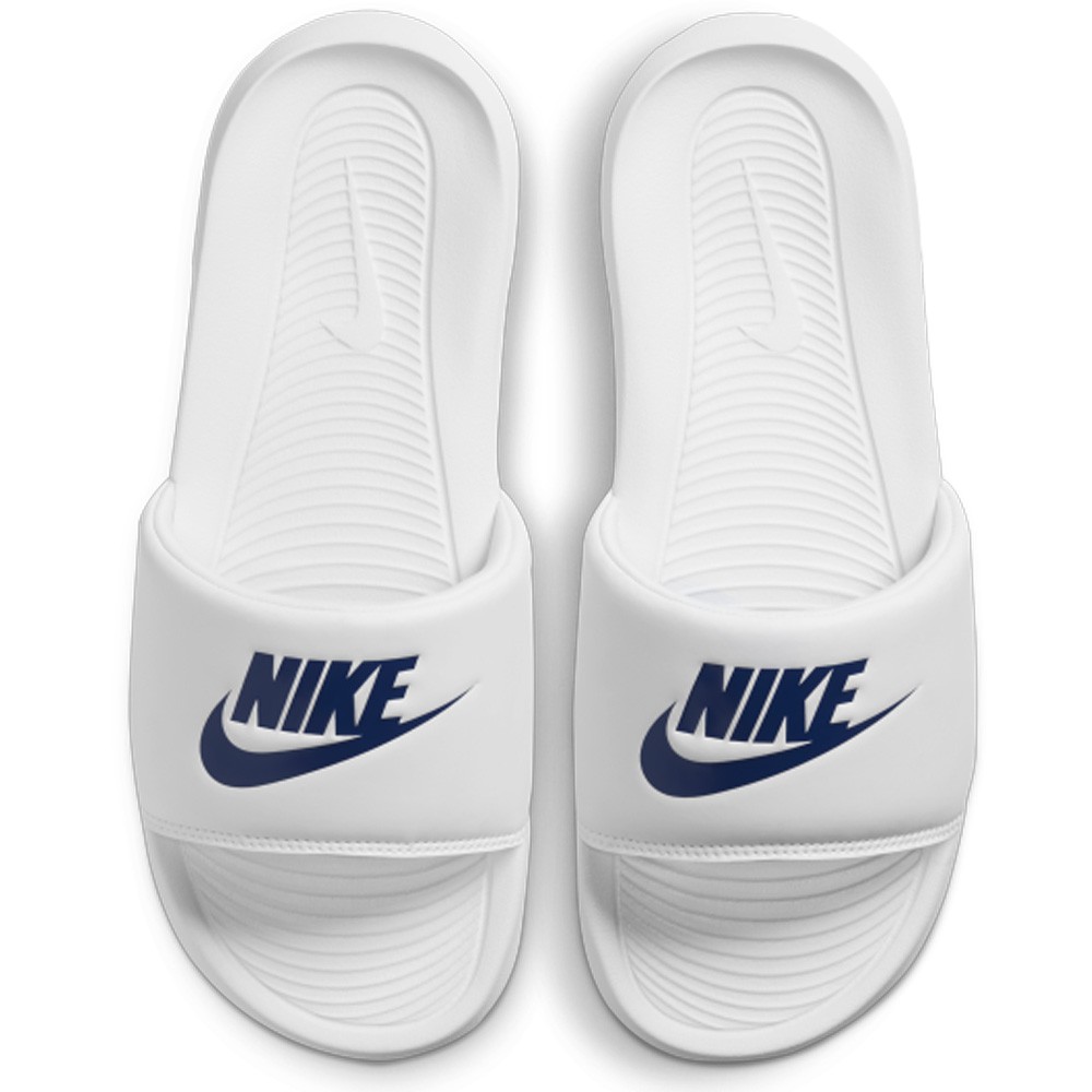 Nike 拖鞋 男女鞋 海綿 Victori One Slide 白藍【運動世界】CN9675-102
