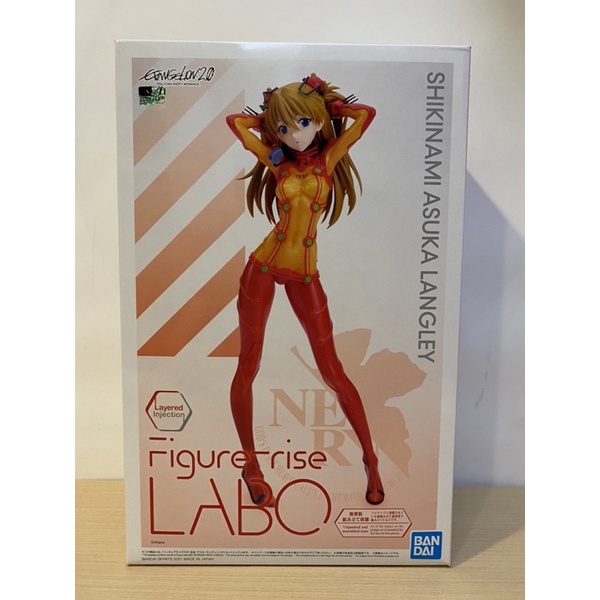 💋 （童心未泯）萬代 組裝模型 Figure-rise LABO 福音戰士新劇場版 式波 明日香 蘭格雷 模型 公仔