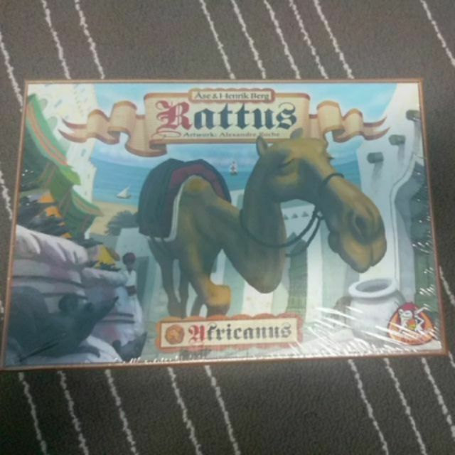 全新未拆 Rattus Africanus 鼠疫危機桌遊非洲擴充