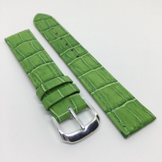 錶帶屋 LIMA ITALY真皮綠色款錶帶12mm 14mm 16mm18mm 20mm