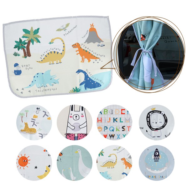 2片裝 卡通磁吸式防曬抗UV汽車窗簾車用遮光布遮陽窗簾 雪倫小舖